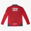 Nike X Gyakusou Nrg Half-zip Top Long Sleeve Tee Sport Red/thunder Blue