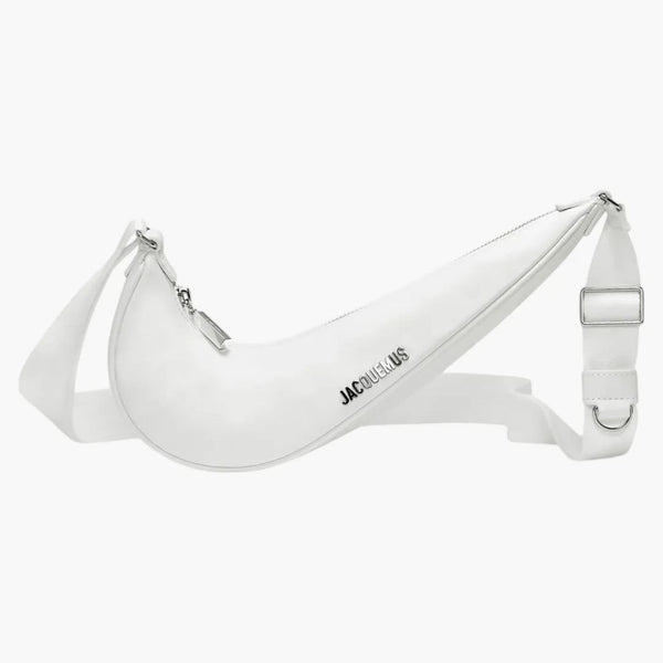Nike X Jacquemus Le Swoosh Crossbody Bag White/white/shiny Silver