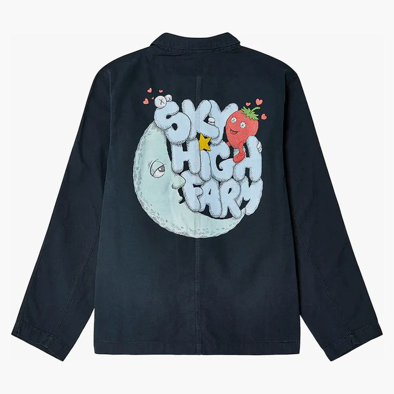 Nike x Kaws Sky High Farm Workwear Chore Coat Black