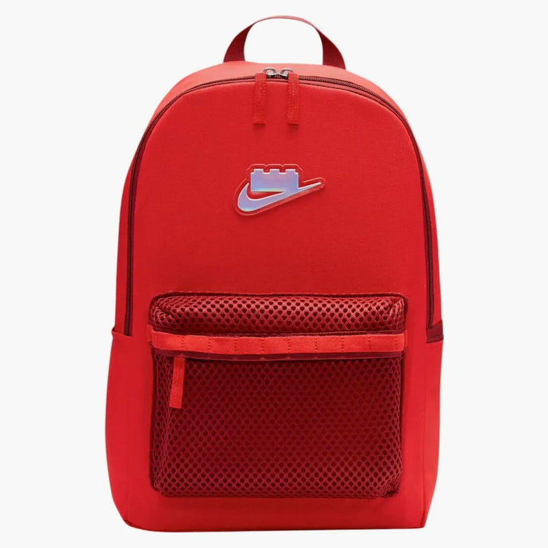 Nike X Lego Collection Heritage 25l Backpack Rush Red/dark Cayenne/metallic Silver