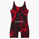 Nike X Megan Thee Stallion Women's 5" Bodysuit Black/light Crimson