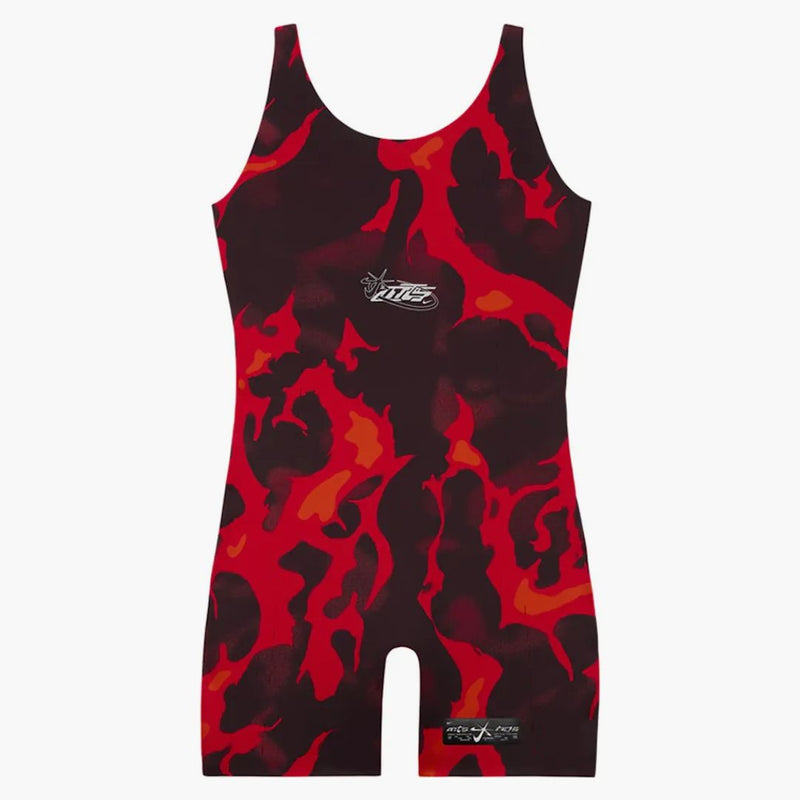 Nike X Megan Thee Stallion Women's 5" Bodysuit Black/light Crimson