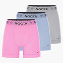 Nike X Nocta Cardinal Stock Briefs (3 Pack) Pink Spell/multicolor