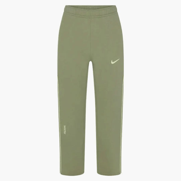 Nike X Nocta Fleece Cs Open Hem Sweatpant Oil Green/light Liquid Lime