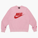 Nike X Nigo Nrg Fleece Crew Sweatshirt Pink