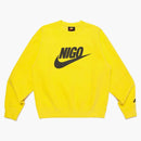 Nike X Nigo Nrg Fleece Crew Sweatshirt Yellow