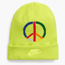 Nike X Olivia Kim Peace Sign Cuffed Beanie Cyber