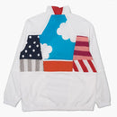 Nike x Parra rozgrzewa się dres (zestaw kurtki i spodni) biały