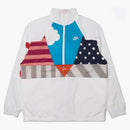 Nike x Parra rozgrzewa się dres (zestaw kurtki i spodni) biały