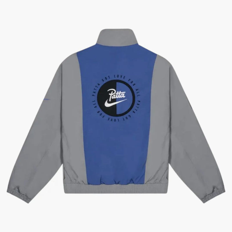 Nike X Patta Nrg Track Jacket (asia Sizing) Particle Grey/sapphire