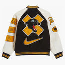 Nike X Patta Running Team Varsity Jacket (asia Sizing) Black/yellow/white