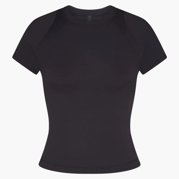 Nike X Skims Women's Airy Baby Tee Obsidian