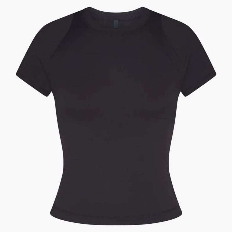 Nike X Skims Women's Airy Baby Tee Obsidian