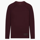 Nike X Skims Women's Airy V-neck Oversized Long Sleeve Top Currant