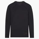 Nike X Skims Women's Airy V-neck Oversized Long Sleeve Top Obsidian