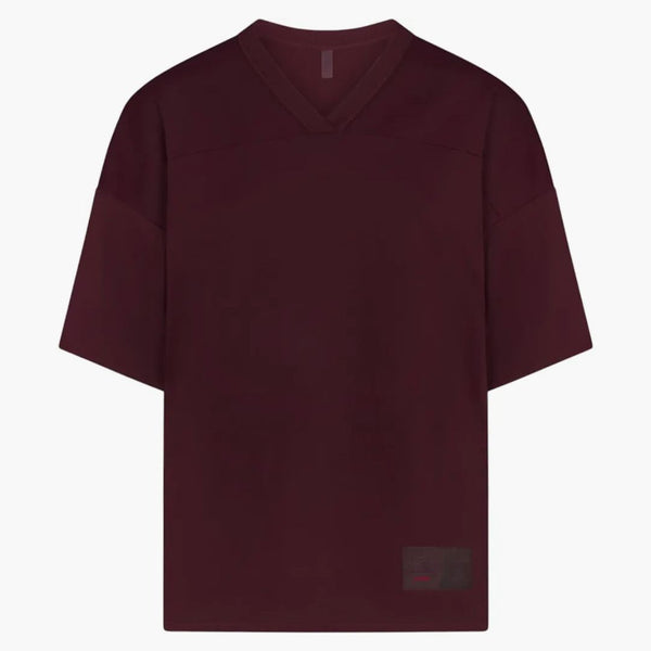 Nike X Skims Women's Airy V-neck Oversized Top Currant