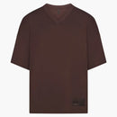 Nike X Skims Women's Airy V-neck Oversized Top Dark Sepia