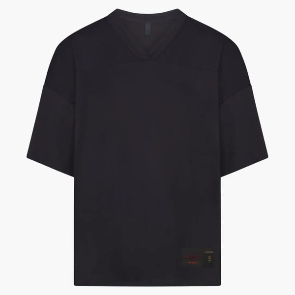 Nike X Skims Women's Airy V-neck Oversized Top Obsidian
