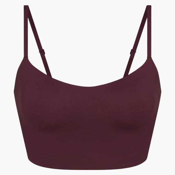 Nike X Skims Women's Matte Cami Bra Top Currant