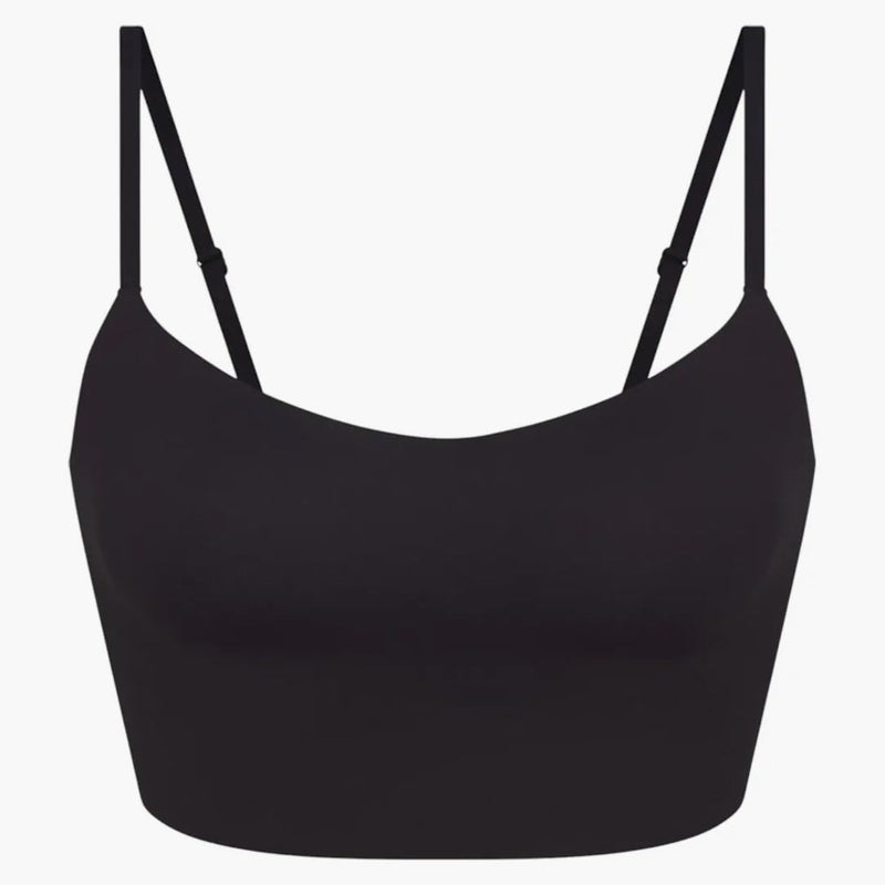 Nike X Skims Women's Matte Cami Bra Top Obsidian
