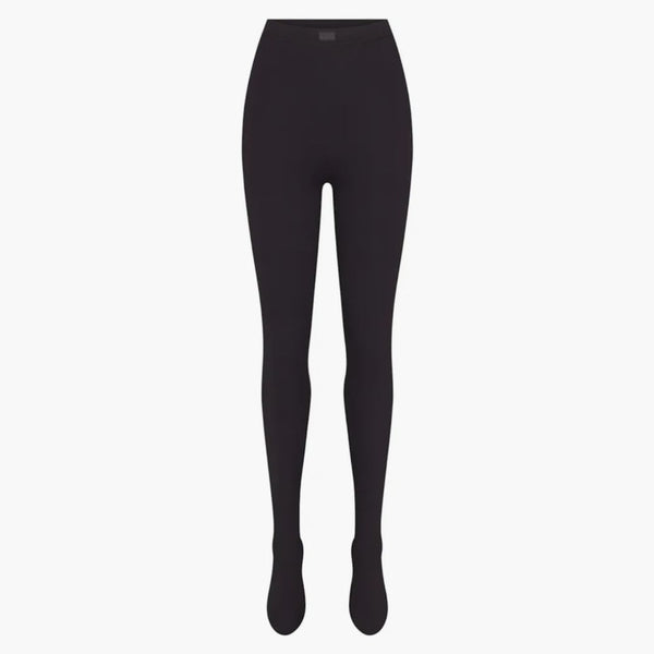 Nike X Skims Women's Matte Footsie Grip Legging Obsidian