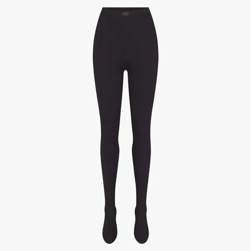 Nike X Skims Women's Matte Footsie Grip Legging Obsidian