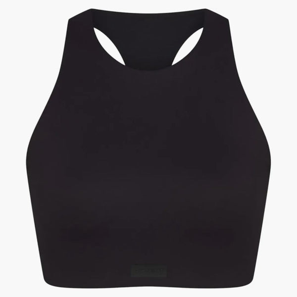 Nike X Skims Women's Matte High Neck Bra Obsidian