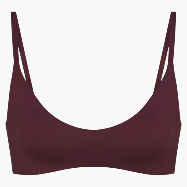 Nike X Skims Women's Matte Micro Scoop Bra Currant