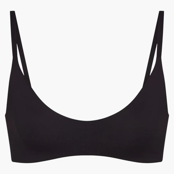 Nike X Skims Women's Matte Micro Scoop Bra Obsidian
