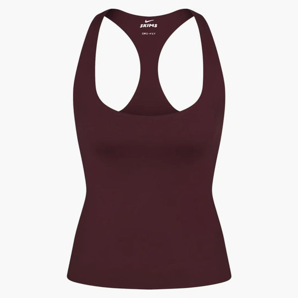 Nike X Skims Women's Matte Racer Back Tank Currant
