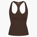 Nike X Skims Women's Matte Racer Back Tank Dark Sepia