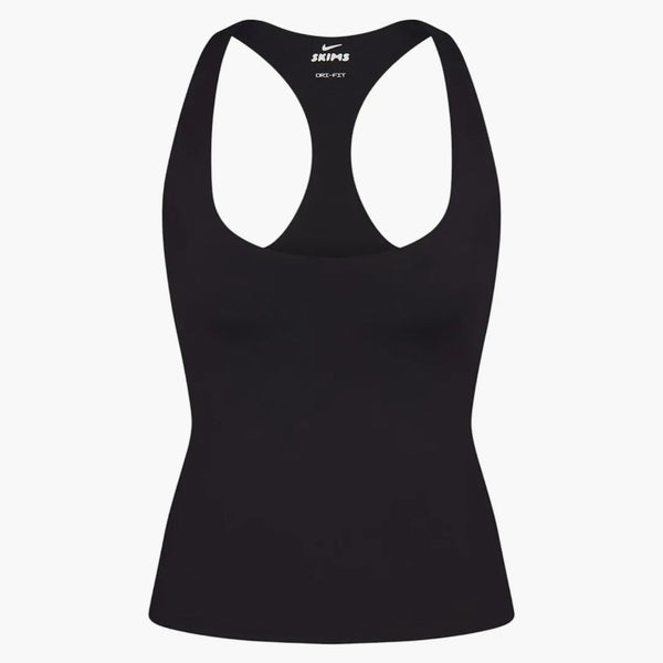 Nike X Skims Women's Matte Racer Back Tank Obsidian