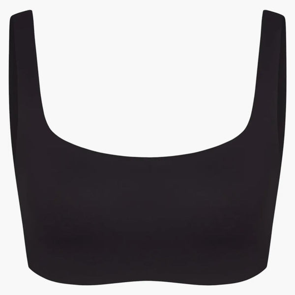 Nike X Skims Women's Matte Scoop Neck Bra Obsidian