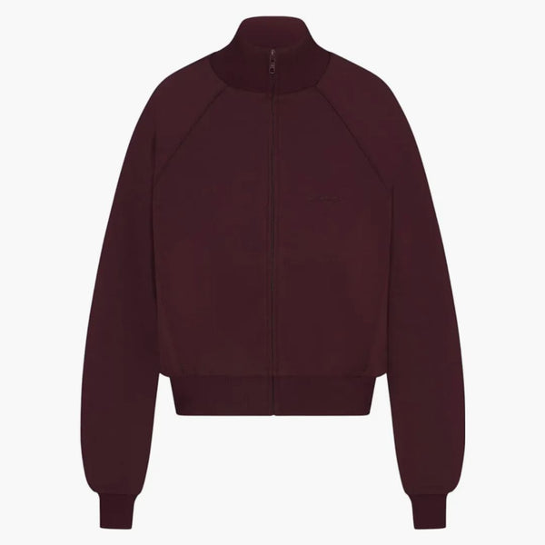 Nike X Skims Women's Matte Tricot Track Jacket Currant