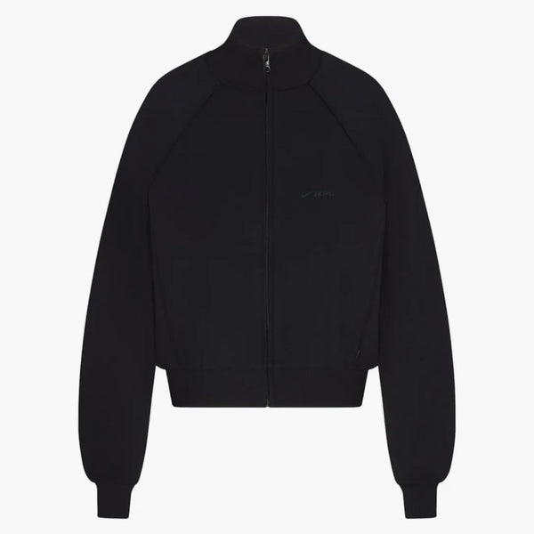 Nike X Skims Women's Matte Tricot Track Jacket Obsidian