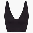 Nike X Skims Women's Matte V-neck Bra Top Obsidian