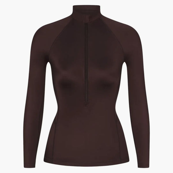 Nike X Skims Women's Shine Long Sleeve Half Zip Top Phoenix