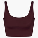 Nike X Skims Women's Shine Scoop Neck Bra Top Currant