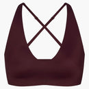 Nike X Skims Women's Shine V-neck Bra Currant
