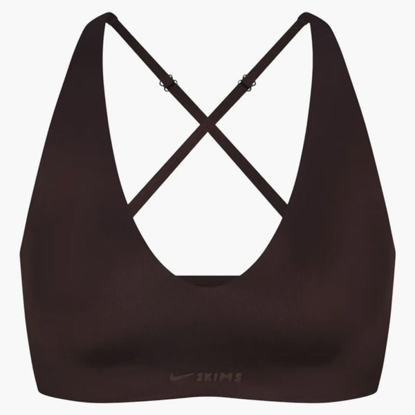 Nike X Skims Women's Shine V-neck Bra Phoenix