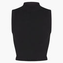 Nike X Skims Women's Vintage Seamless Mock Neck Bra Top Obsidian