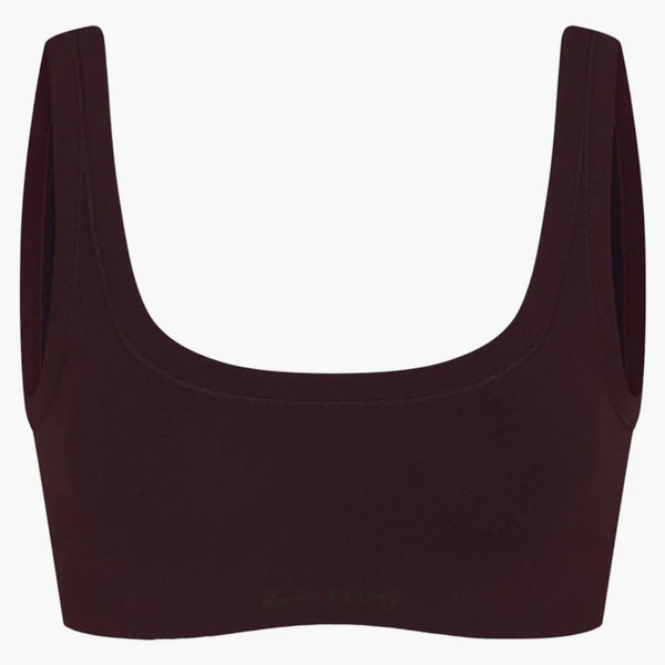 Nike X Skims Women's Vintage Seamless Scoop Neck Bra Currant