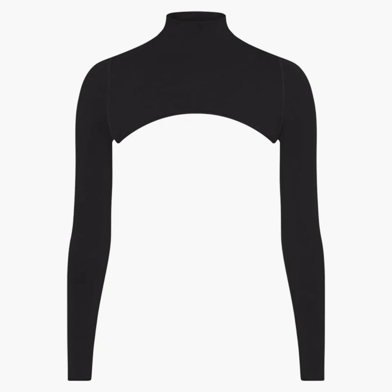 Nike X Skims Women's Vintage Seamless Shrug Obsidian