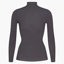 Nike X Skims Women's Weightless Layers Mock Neck Long Sleeve Top Lead