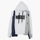 Nike X Sacai Double Zip Hoodie Gold Dart/Court Purple