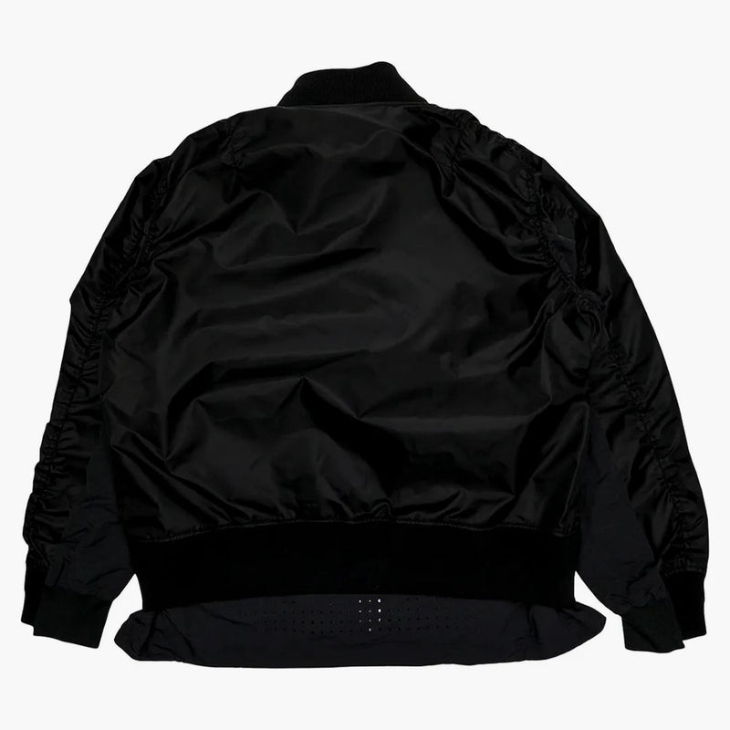 Giacca bomber a strati Nike x Sacai Black