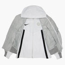 Nike X Sacai Layered Bomber Jacket Gray Fog