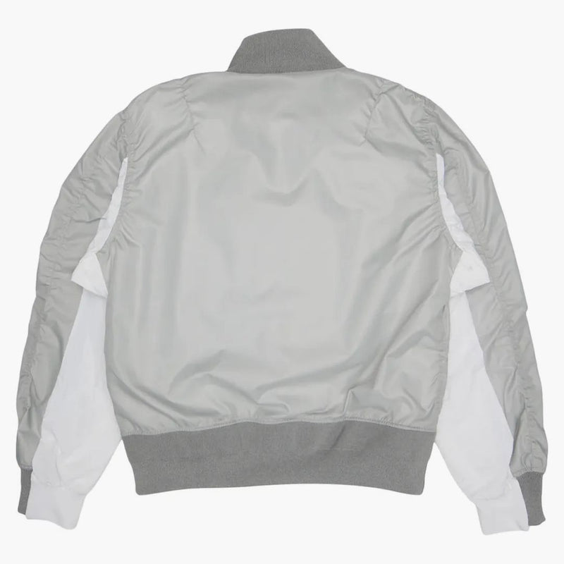 Giacca bomber a strati Nike X Foga grigia