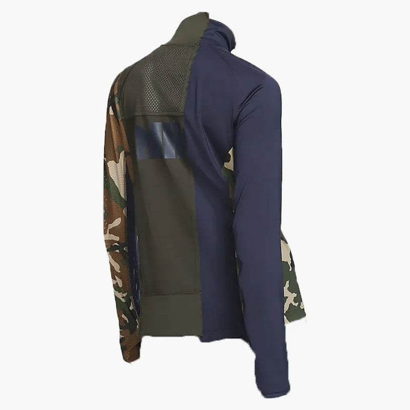 Nike x Sacai Women's Half Zip Running Jackes Sequoia/Obsidian