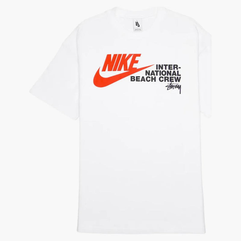 Nike X Stussy International Beach Crew Tričko bílé